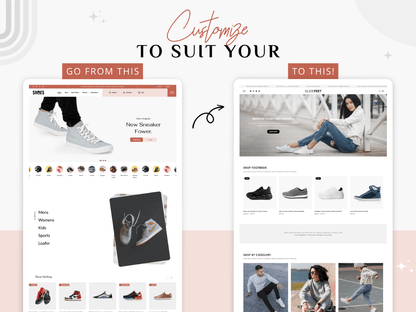 Sports Shoes & Footwear Shoes | Shopify 2.0 Theme