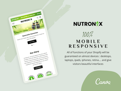 nutrition store shopify theme