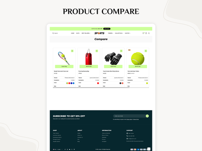 Sports Equipment & Clothing | Shopify 2.0 Theme