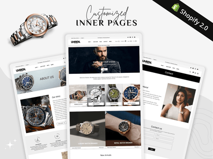 Functional Watch Website Design