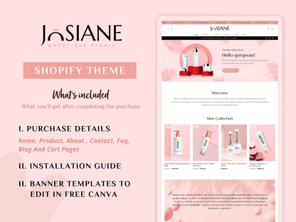 Shopify Cosmetics Theme