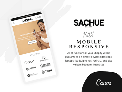 Responsive Beauty Store Layout
