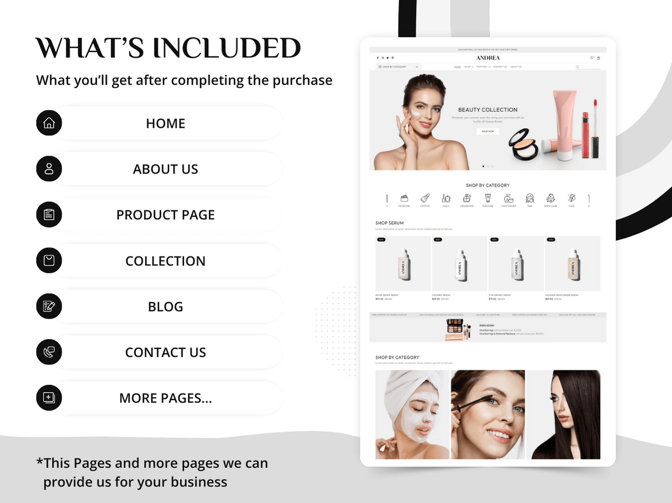 Andrea Beauty Care - Shopify Beauty Themes | Shopify 2.0