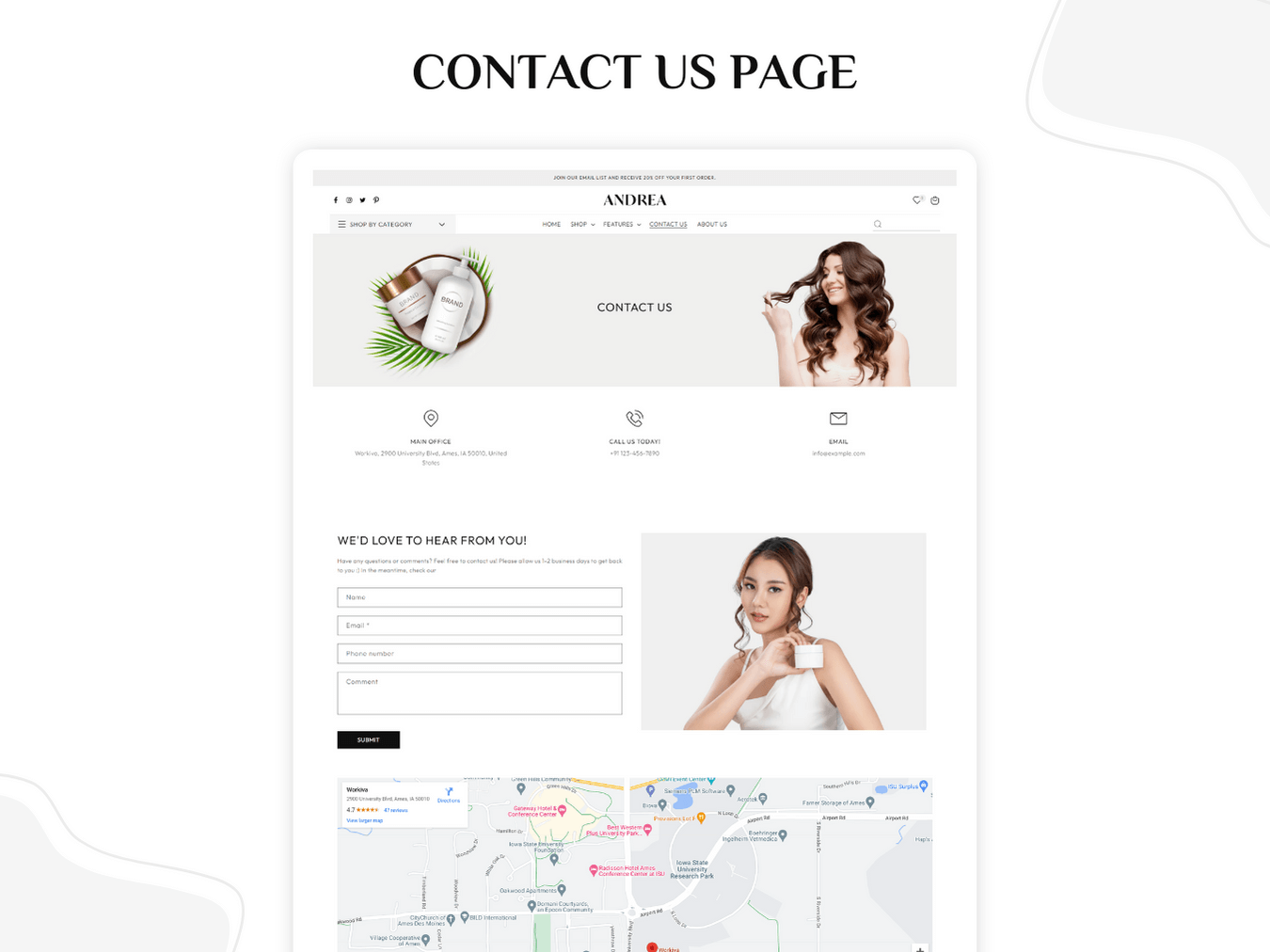 Andrea Beauty Care - Shopify Beauty Themes | Shopify 2.0