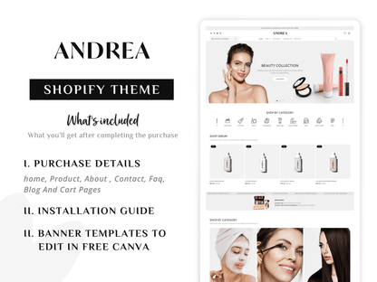 Andrea Beauty Care - Shopify Beauty Themes | Shopify 2.0