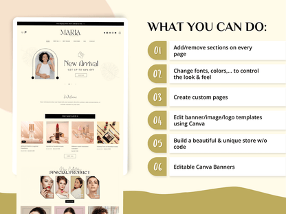 MARIA - Premium Women Beauty Shopify Theme | OS 2.0