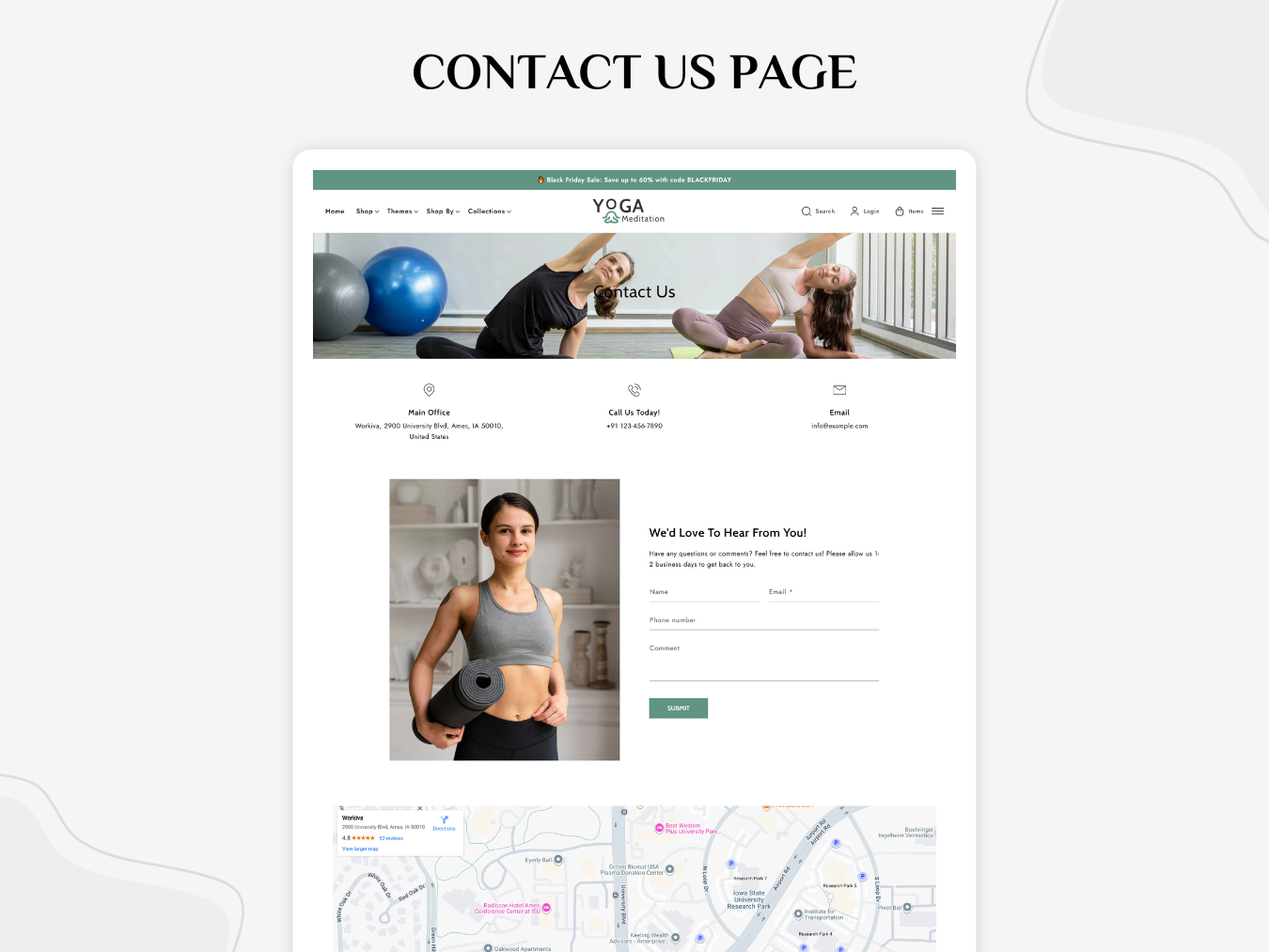 Yoga & Meditation Equipment Store | Shopify 2.0 Theme